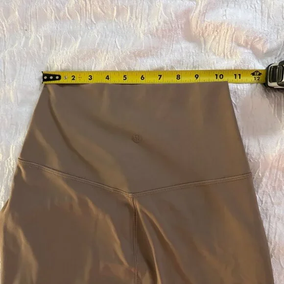 NWT New Lululemon Nulu™ Slim Fit High-Rise Midi Skirt Taupetastic Brown Pencil 4 - Picture 13 of 14